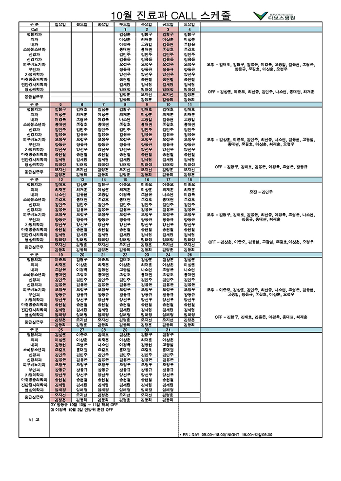 10월 진료과call스케줄(20141007 OS변경)_페이지_1.jpg